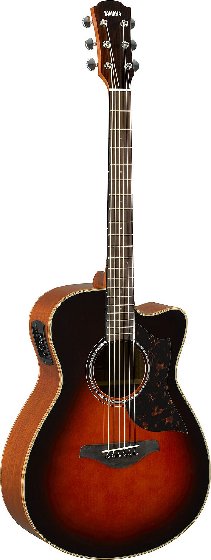Yamaha AC1M TBS 6-String RH Concert Electric Acoustic Guitar - Tobacco Brown Sunburst