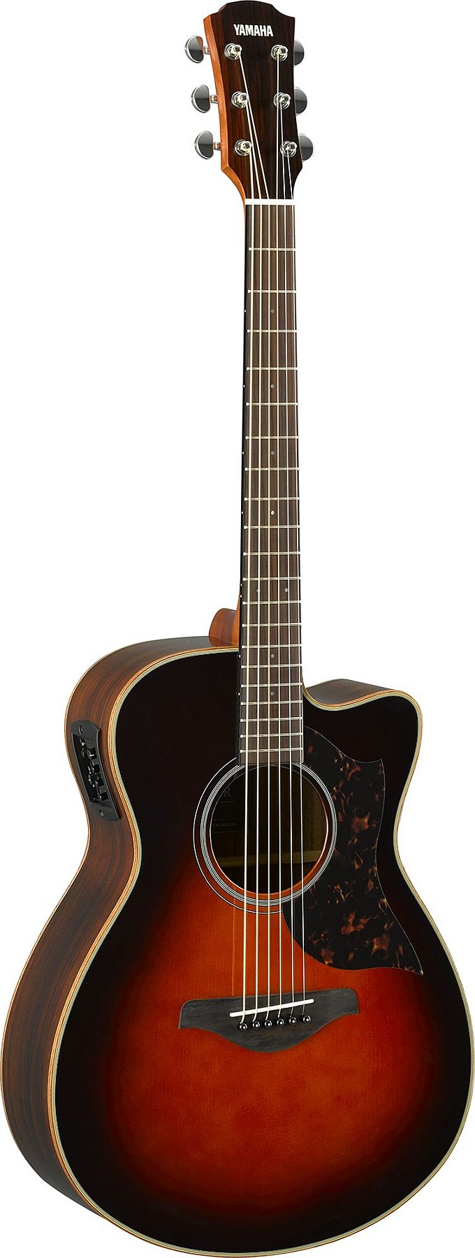 Yamaha AC1R TBS 6-String RH Concert Electric-Acoustic Guitar - Tobacco Brown Sunburst