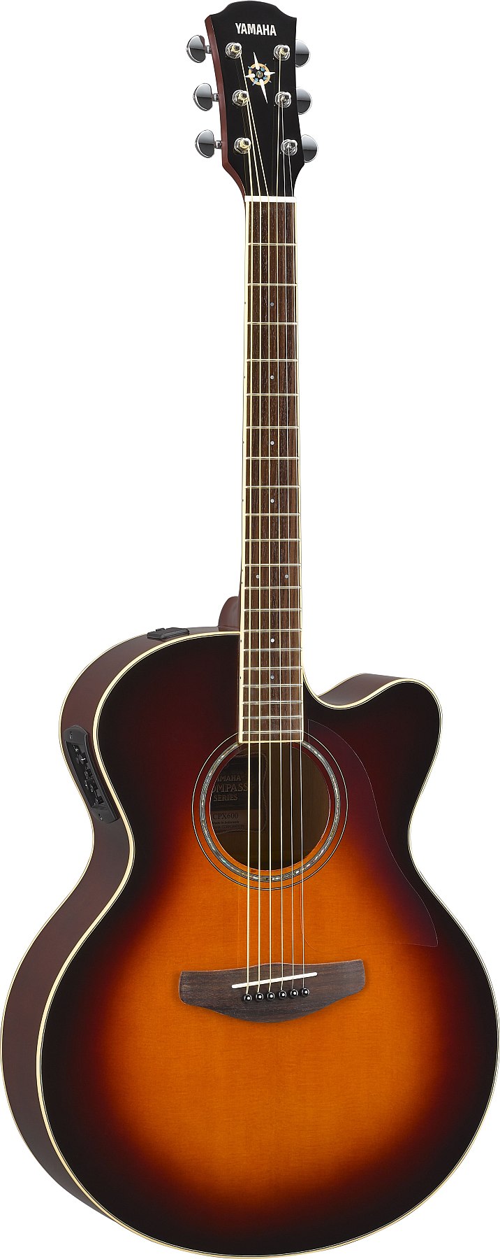 Yamaha CPX600 OVS 6-String RH Electric-Acoustic Guitar - Old Vintage Sunburst