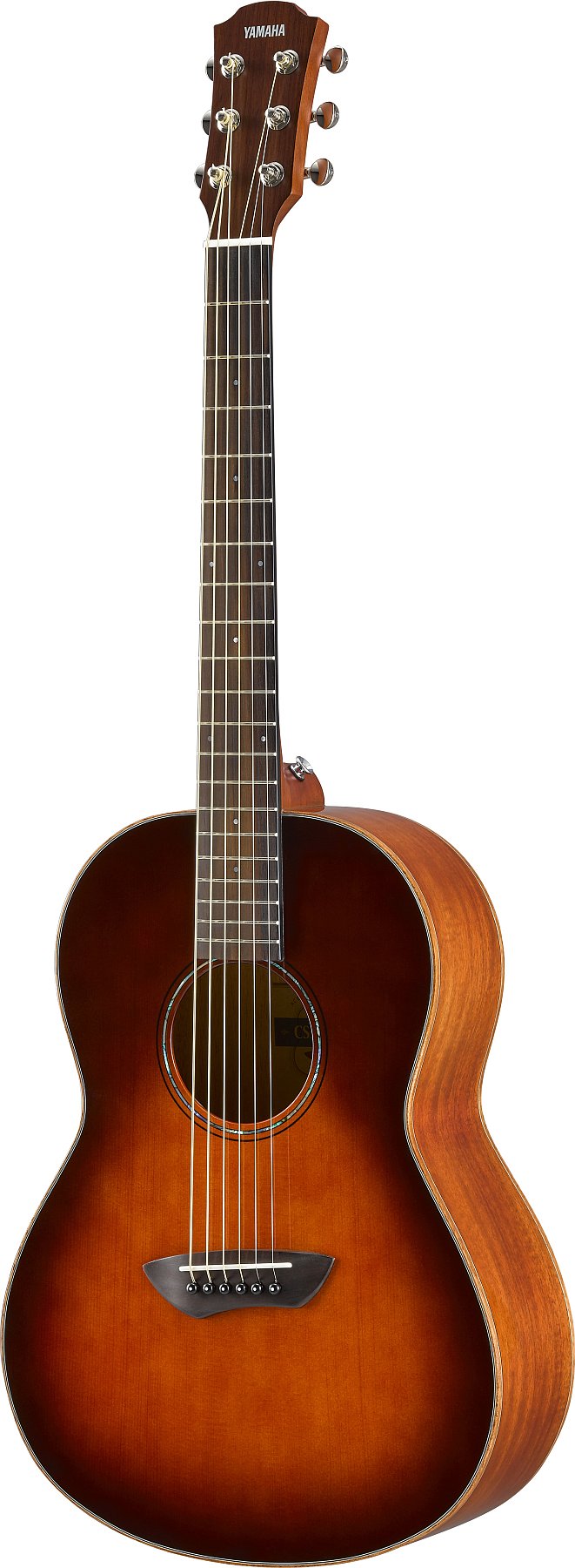 Yamaha CSF3M TBS 6-String RH Parlor Size Acoustic-Electric Guitar – Tobacco Brown Sunburst w/ Deluxe Gigbag