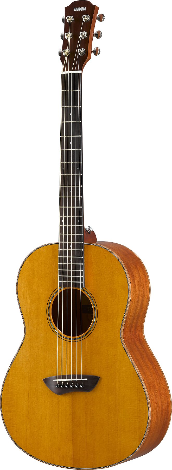 Yamaha CSF3M VN 6-String RH Parlor Size Acoustic-Electric Guitar – Vintage Natural w/ Deluxe Gigbag
