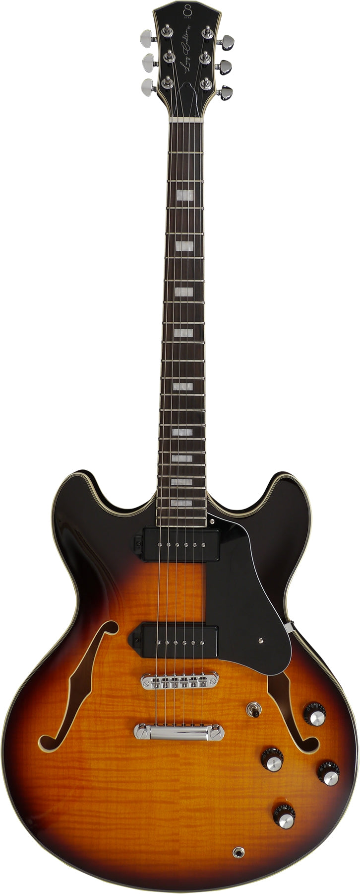 Sire Larry Carlton 6 String RH Semi-Hollowbody Guitar with P90 Pickups - Vintage Sunburst