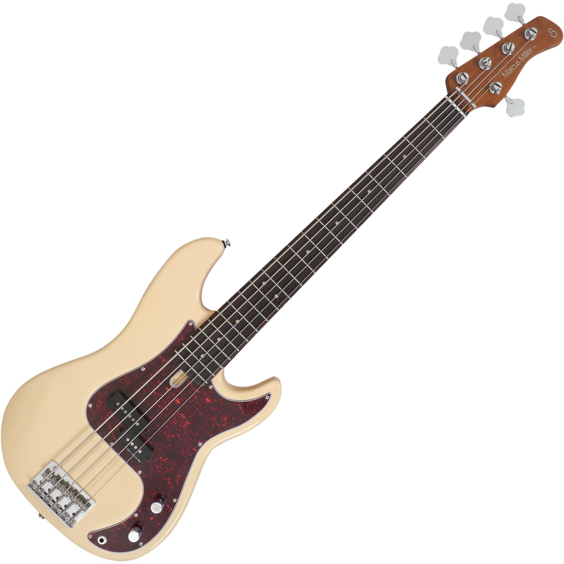 Sire Marcus Miller P5R Alder 5 String RH Electric Bass - Vintage White