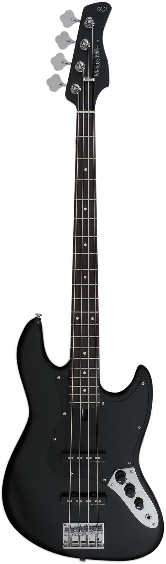 Sire Marcus Miller V3P Passive 4 String RH Electric Bass - Black Satin