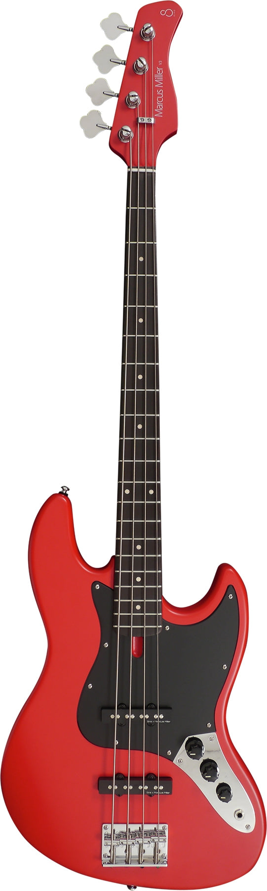 Sire Marcus Miller V3P Passive 4 String RH Electric Bass - Red Satin