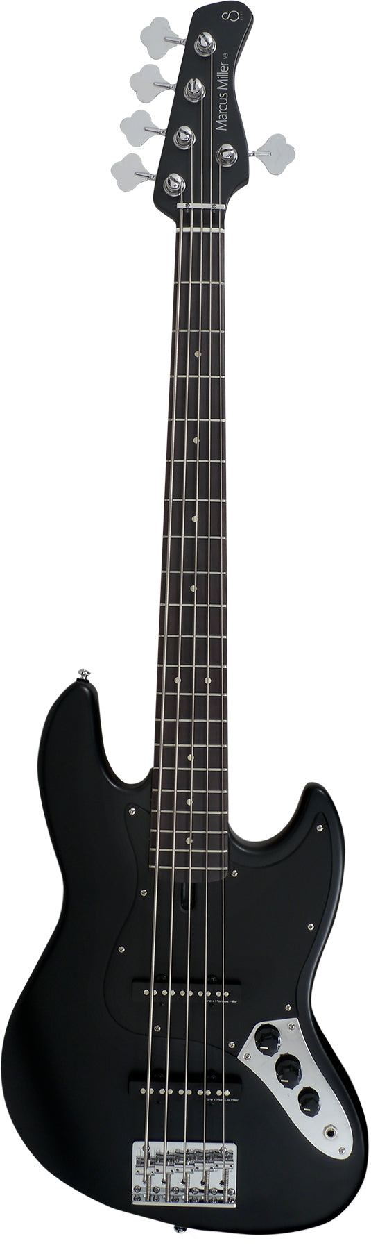 Sire Marcus Miller V3P Passive 5 String RH Electric Bass - Black Satin