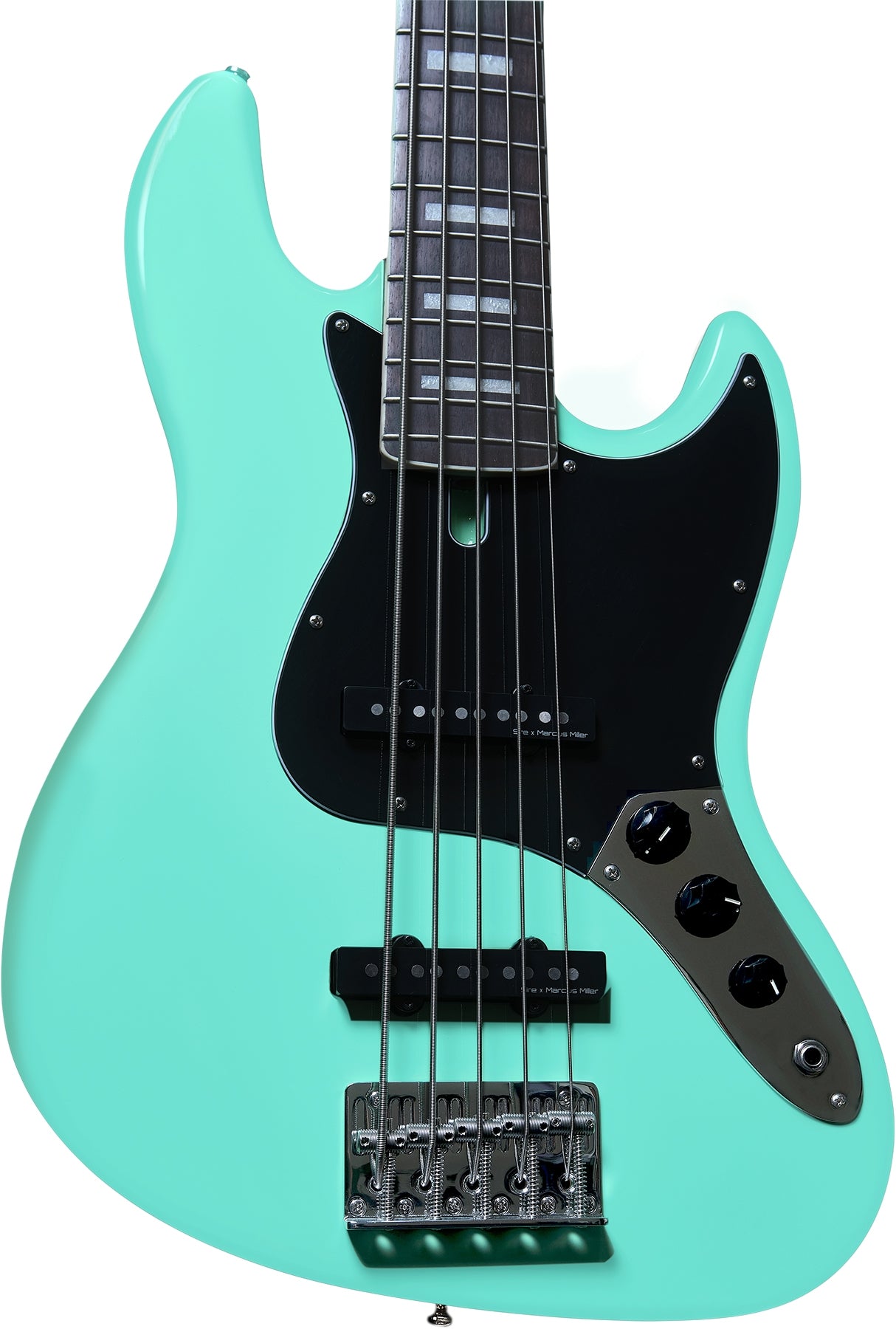 Sire Marcus Miller V5R Rosewood Passive 5 String RH Electric Bass - Mild Green