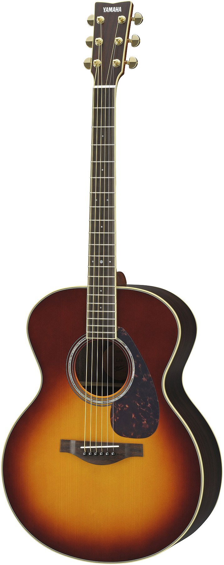Yamaha LJ6ARE BS 6-String RH LJ6ARE Acoustic-Electric Guitar – Brown Sunburst w/ Case