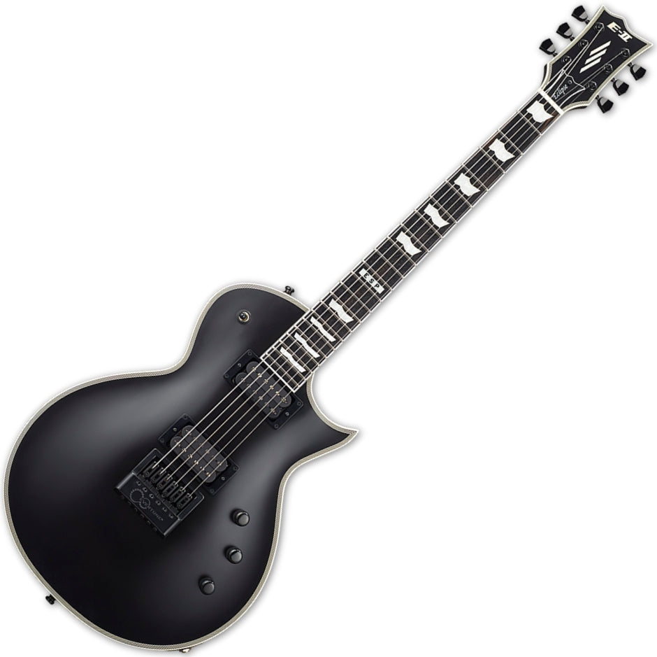 ESP Guitars EIIECETBLKS 6 String RH E-II Eclipse Evertune Series Electric Guitar - Black SatinESP Guitars EIIECETBLKS 6 String RH E-II Eclipse Evertune Series Electric Guitar - Black Satin
