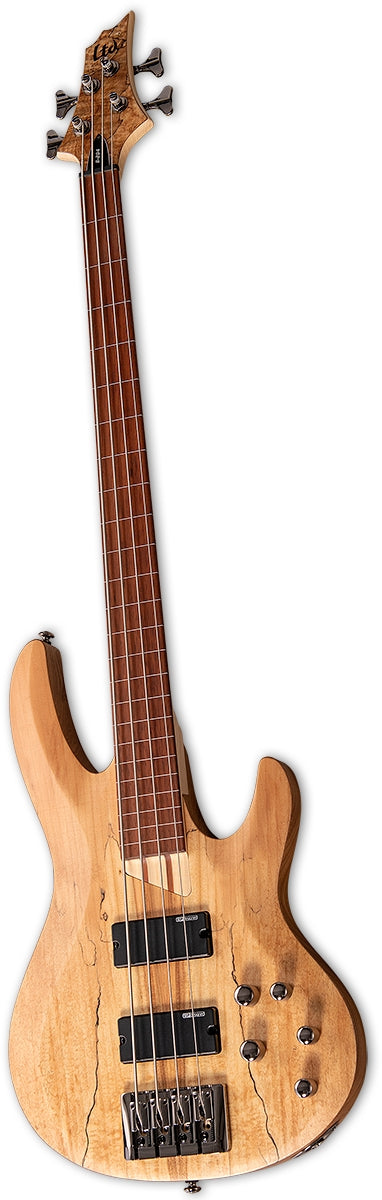 ESP Guitars LB204SMFLNS 4 String RH LTD B-204SM Fretless Series Bass Guitar - Natural Satin