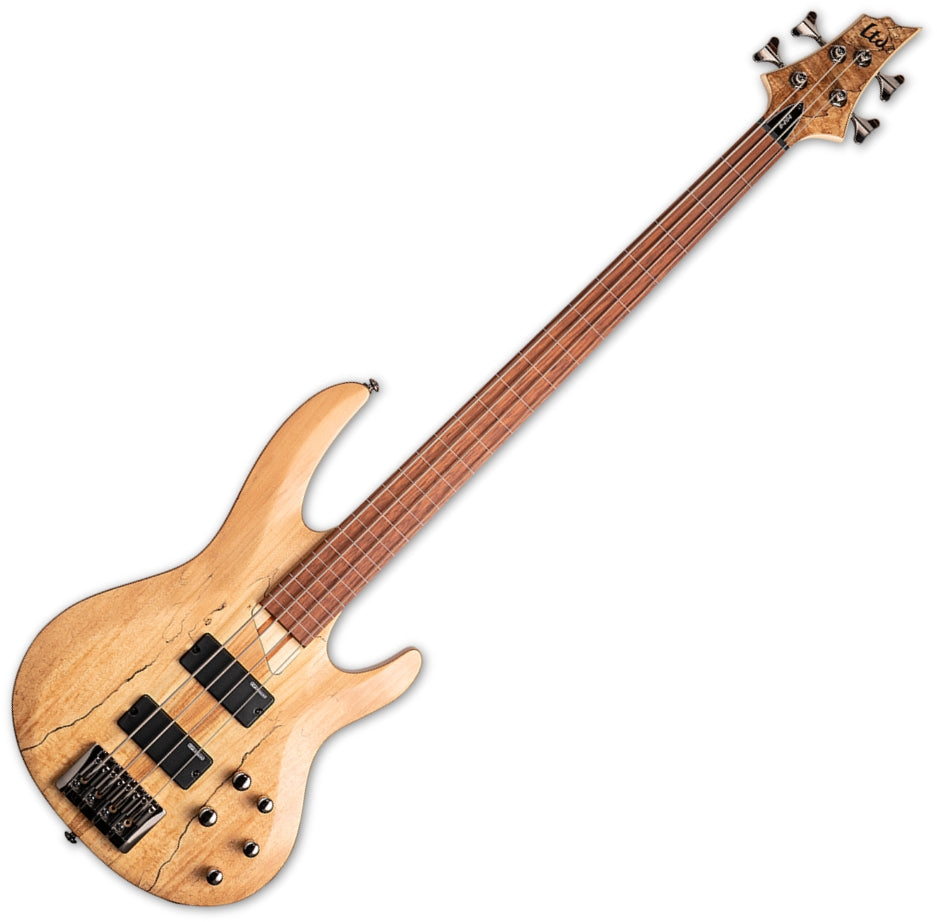ESP Guitars LB204SMFLNS 4 String RH LTD B-204SM Fretless Series Bass Guitar - Natural Satin