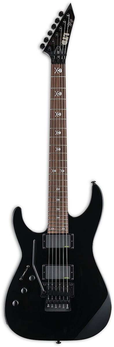 ESP Guitars LKH602BLKLH 6 String LH LTD KH-602 Kirk Hammett Signature Electric Guitar - Black w/ Case