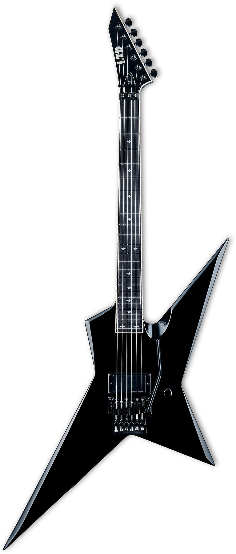 ESP Guitars LSD2BLK 6 String RH LTD SD-2 Sammy Duet Signature Electric Guitar - Black w/ Case