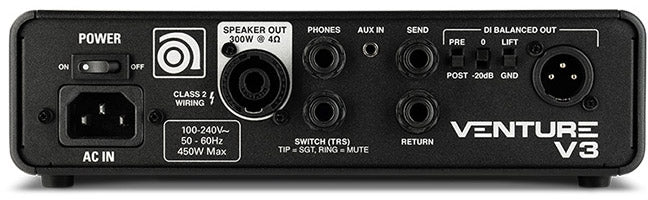 Ampeg VENTURE V3 300W Bass Amplifier Head