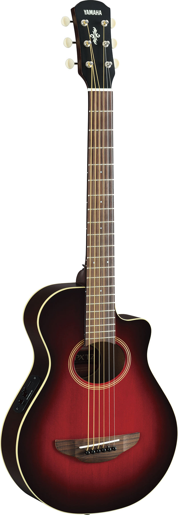 Yamaha APXT2 DRB APXT Series 3/4 Size Dark Red Burst 6 String RH Acoustic Electric Guitar with Gigbag