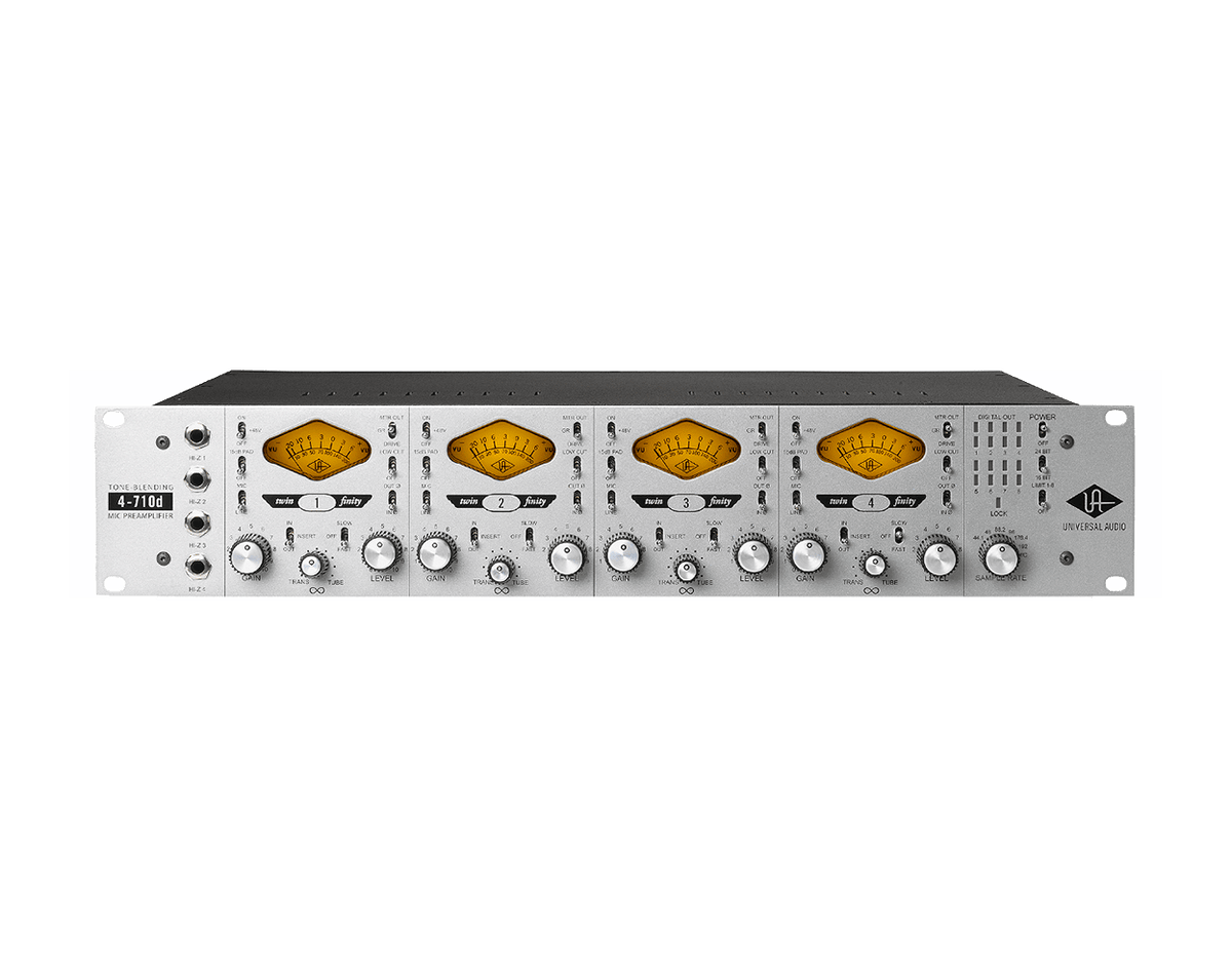 Universal Audio - 4-710d Four-Channel Mic Pre - photo du produit