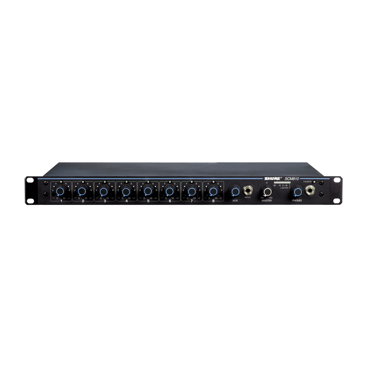 Shure SCM810 - 8 Channel Automatic Mixer with Intellimix Logic & EQ - product view 1