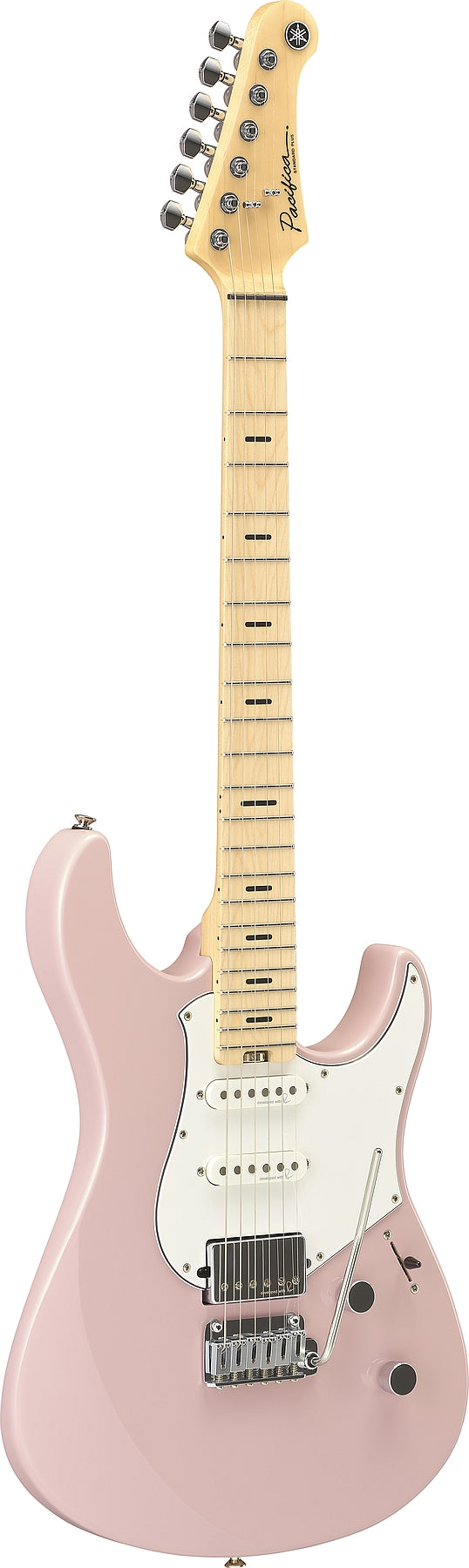 Yamaha PACS+12M ASP 6-String RH Pacifica Standard Plus Solidbody Electric Guitar w/ Maple Fingerboard – Ash Pink