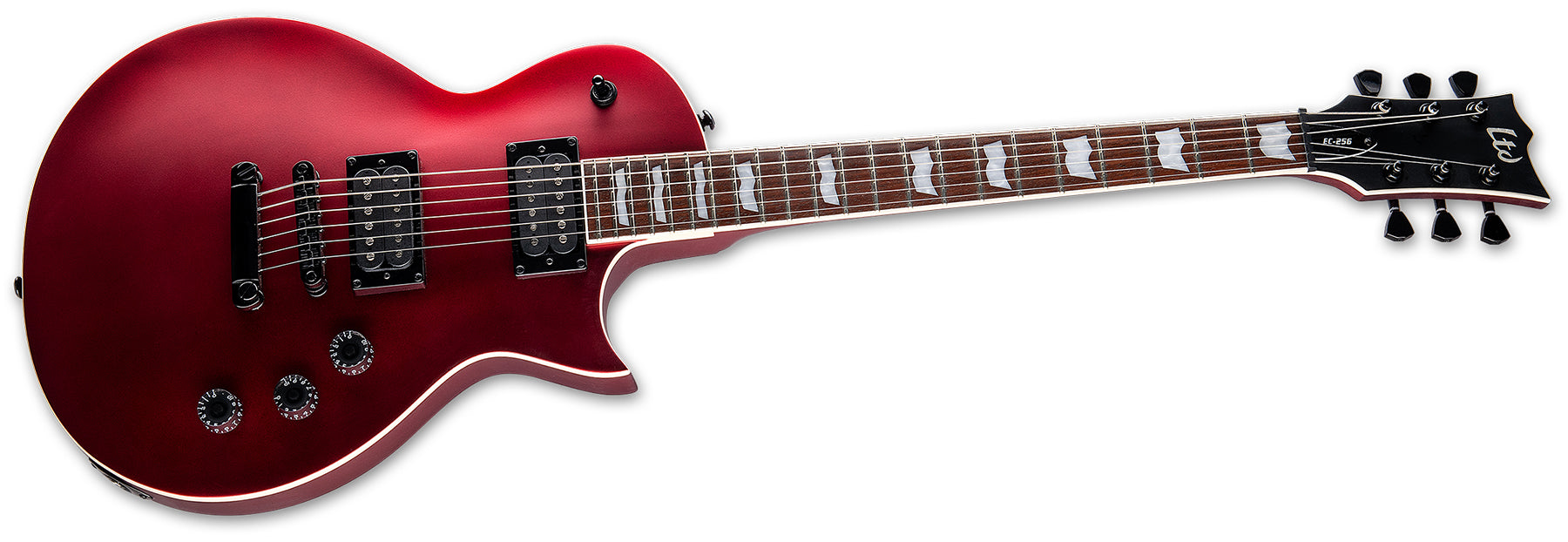 ESP Guitars LEC256CARS EC-256 LTD 6 String RH Electric Guitar - Candy Apple Red Satin