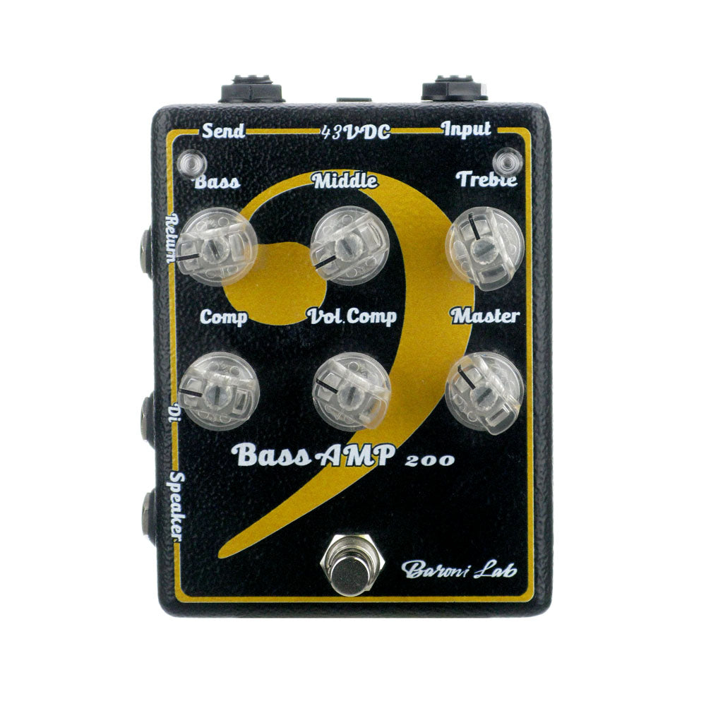 Baroni Labs Miniamp BASS 200W RMS (Stompbox BASS amp)