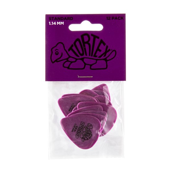Dunlop - Purple 1.14mm Tortex® Standard Guitar Pick (12/bag)