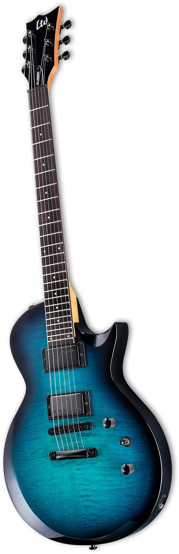 ESP Guitars LEC200DXBLB EC-200DX Series Single Cutaway 6 String RH Electric Guitar - Blue Burst