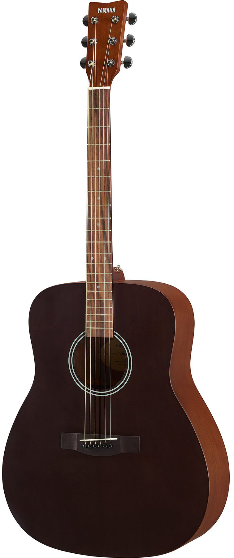 Yamaha F400 SMB F Series Traditional Western Body 6 String RH Acoustic Guitar - Smoky Black