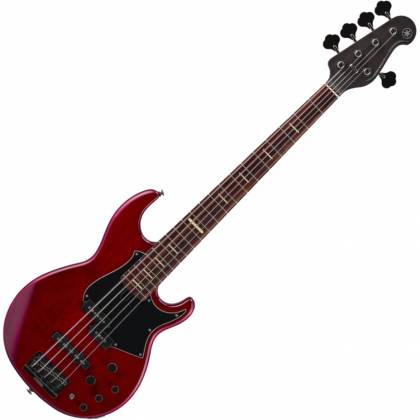 Yamaha 5 String RH BB700 Series Electric Bass w/ Gig Bag - Fired Red