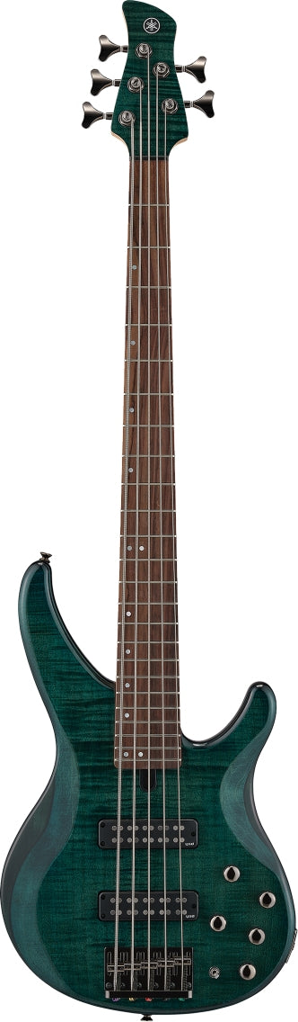 Yamaha TRBX605FM IBL 5 String RH TRBX 600 Series Electric Bass – Indigo Blue