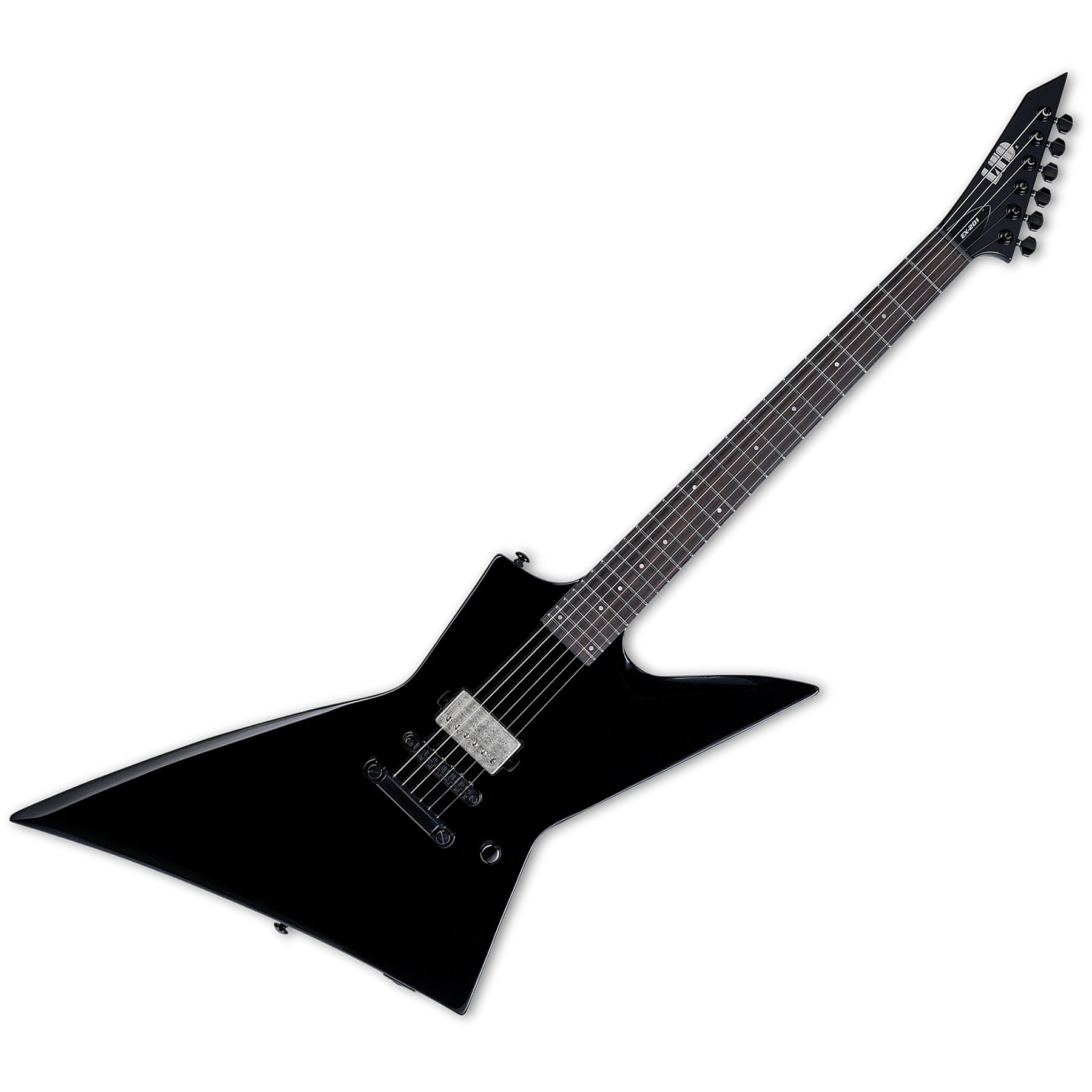 ESP Guitars LEX201BLK LTD EX-201 6 String RH Electric Guitar - Black Gloss