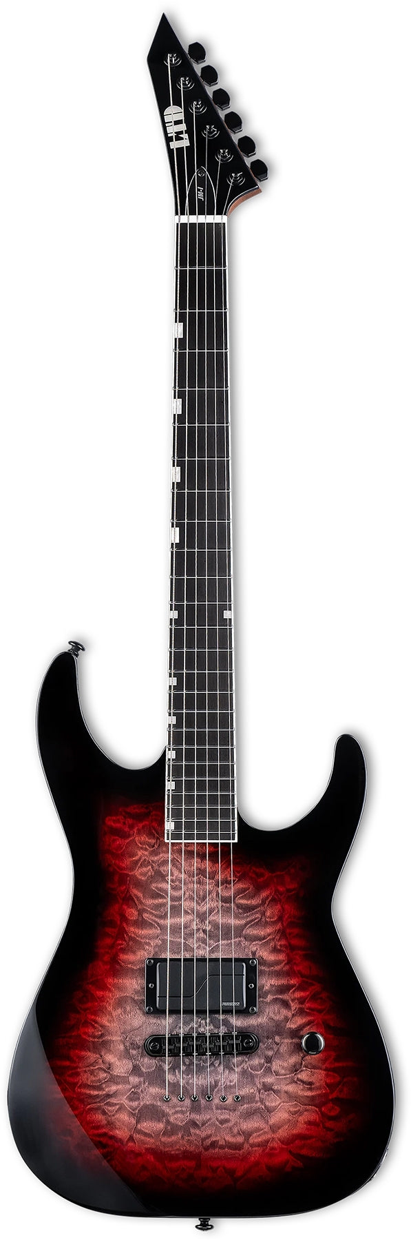 ESP Guitars LJMIQMDBLM LTD JM-I Josh Middleton Signature 6 String RH Electric Guitar with Case - Deep Blood Moon