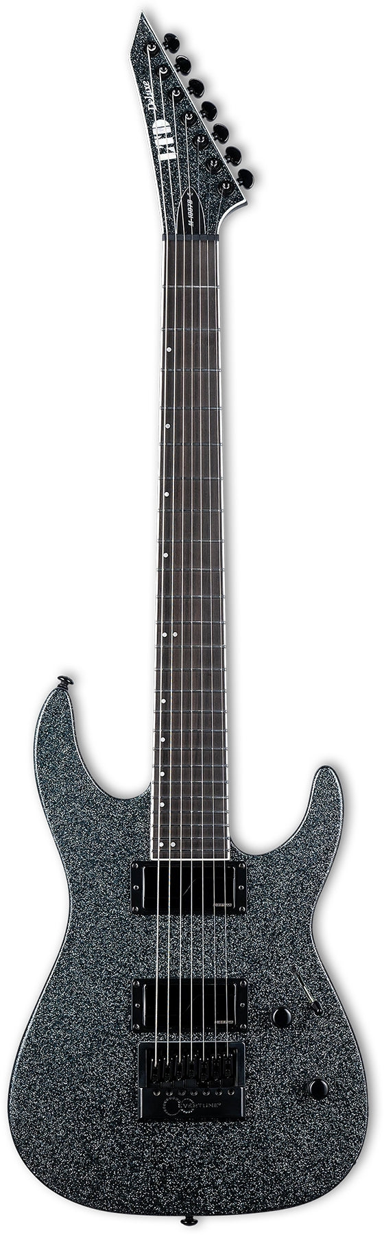 ESP Guitars LM1007BETGNSP LTD Deluxe M-1007 EverTune Baritone 7 String RH Electric Guitar - Granite Sparkle