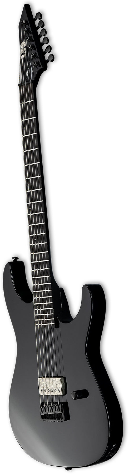 ESP Guitars LM201BHTBLK LTD M-201 HT Baritone 6 String RH Electric Guitar - Black Gloss