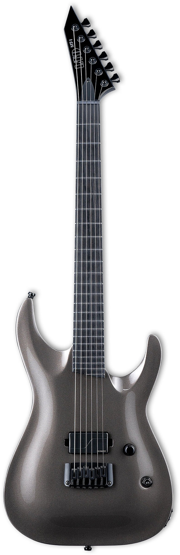 ESP Guitars LMTIOBSM LTD MT-I Mick Thomson Signature 6 String RH Electric Guitar with Case - Obsidian Metallic