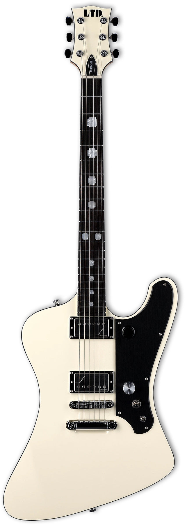 ESP Guitars LRZKIIIOW LTD RZK-III Richard ZK Signature 6 String RH Electric Guitar with Case - Olympic White