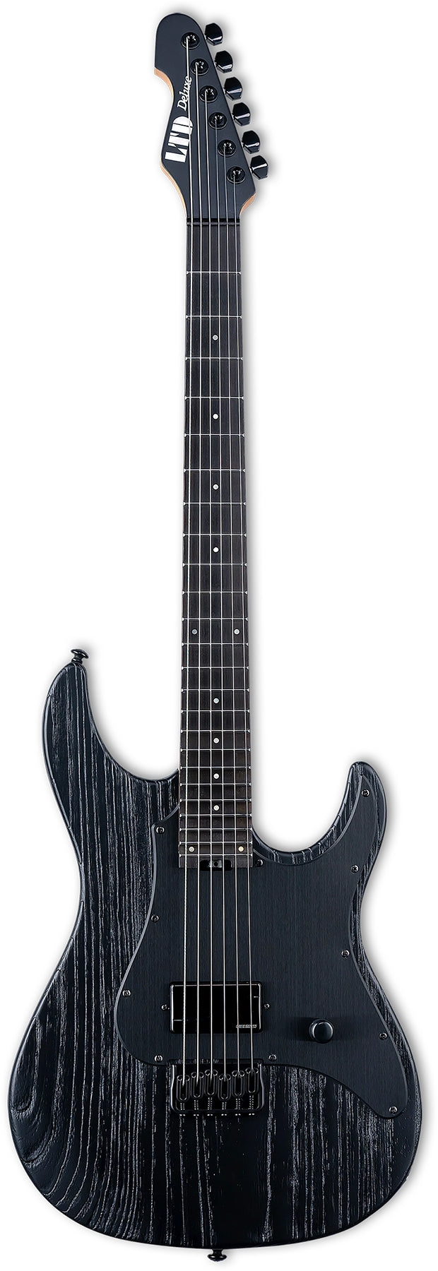 ESP Guitars LSN1HTBLKBLAST1 LTD Deluxe SN-1 HT 6 String RH Electric Guitar - Black Blast