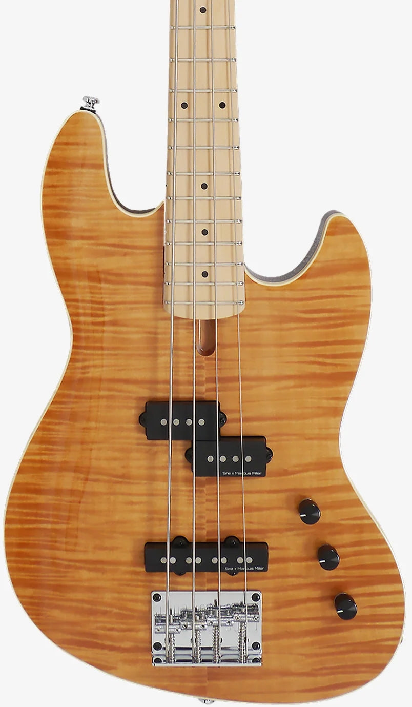 Sire Marcus Miller Signature 4 String RH Fretless Bass - Natural