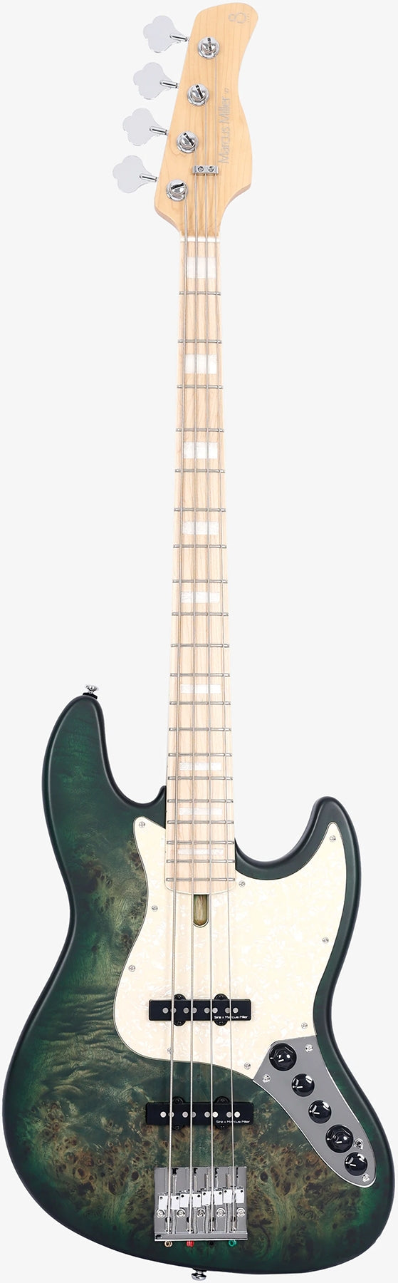 Sire Marcus Miller Signature 4 String RH Electric Bass - Transparent Green Satin