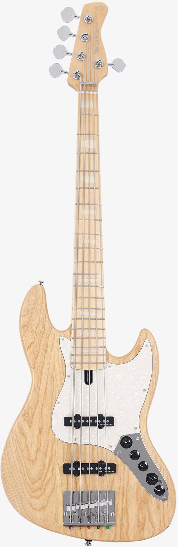 Sire Marcus Miller Signature 5 String RH Electric Bass - Natural Satin