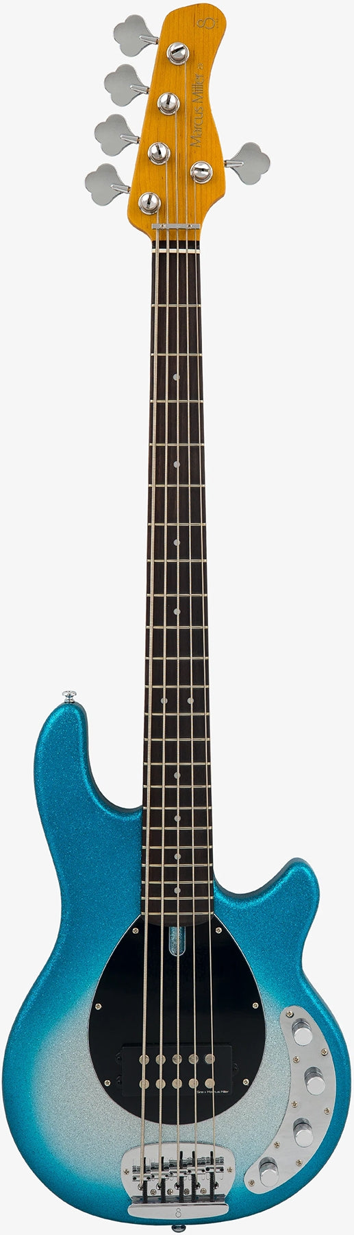Marcus Miller Z3 5-String Electric Bass, Skyburst Sparkle