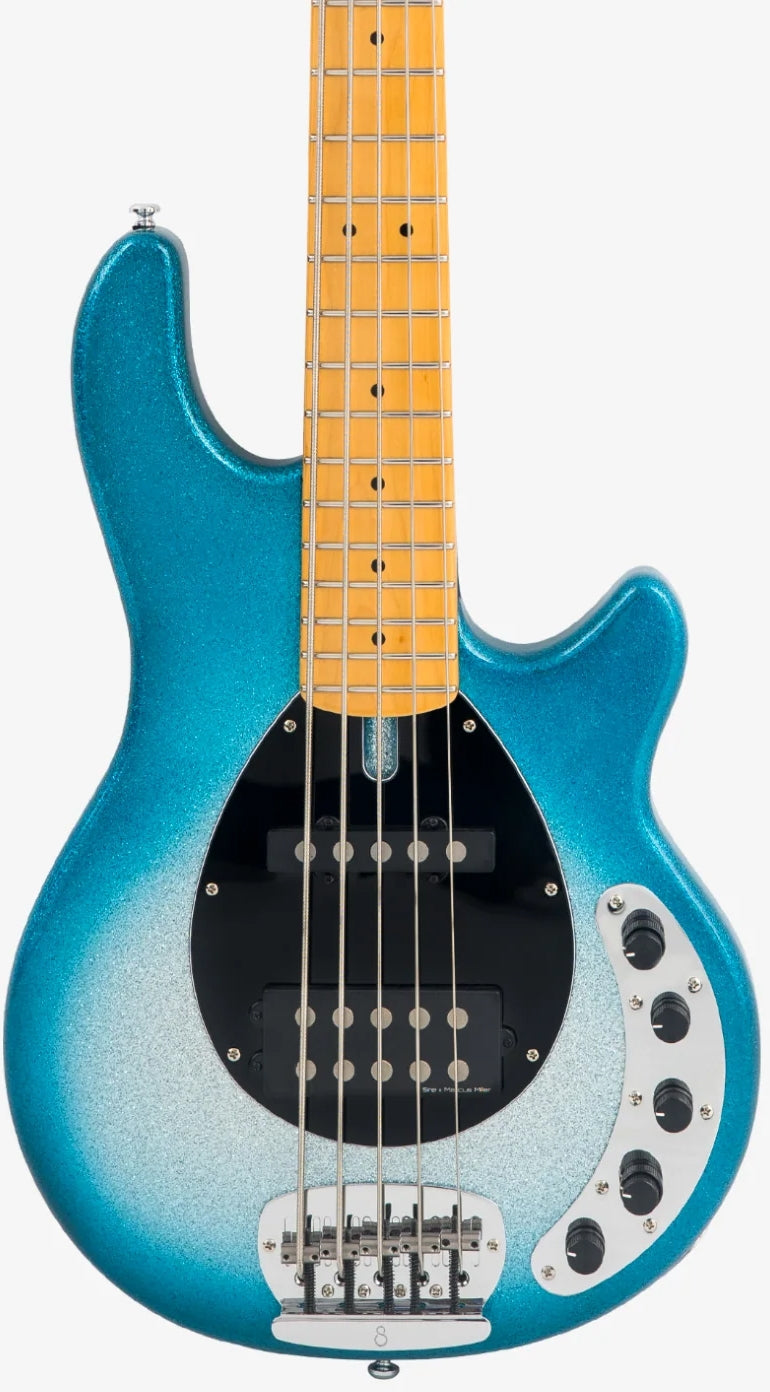Marcus Miller Z7-5 String Bass Guitar, Skyburst Sparkle