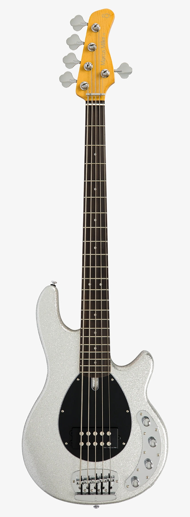 Marcus Miller Z3 5-String Electric Bass, Silver Sparkle