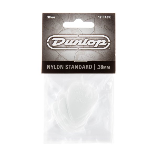 Dunlop - 0.38mm Nylon Guitar Pick (12/bag)