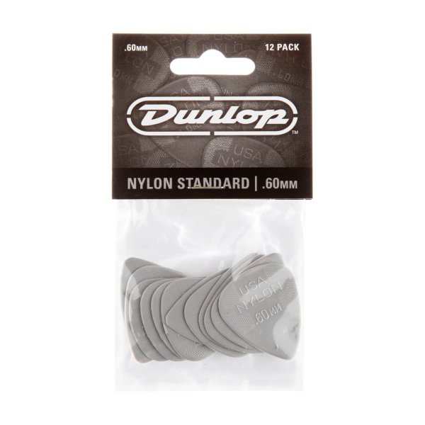 Dunlop - 0.60mm Nylon Guitar Pick (12/bag)