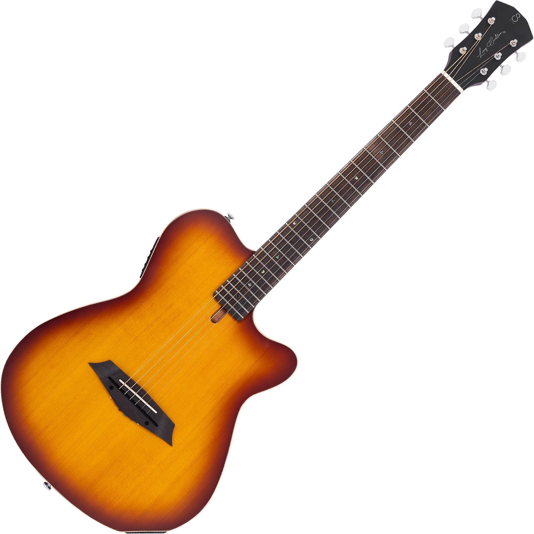 Sire 6 String RH Larry Carlton Signature Acoustic Electric Guitar - Tobacco Sunburst Satin