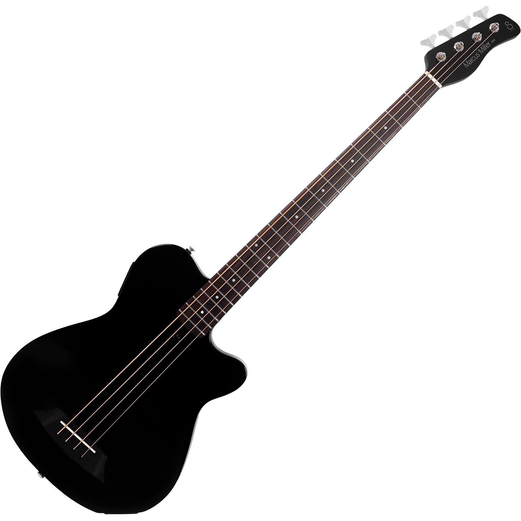 Sire Marcus Miller Signature Fretless 4 String RH Acoustic Electric Bass - Black