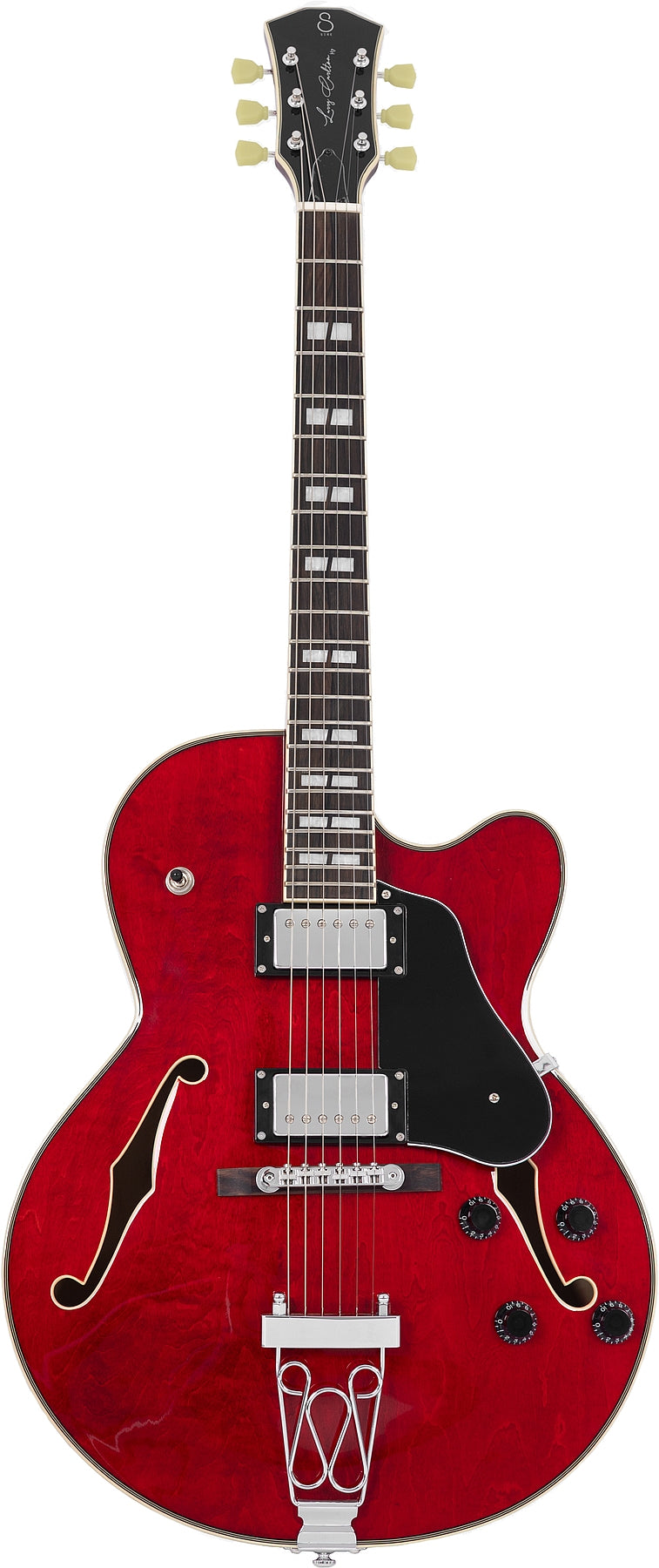 Sire 6 String RH Larry Carlton Signature Hollowbody Guitar - See Thru Red