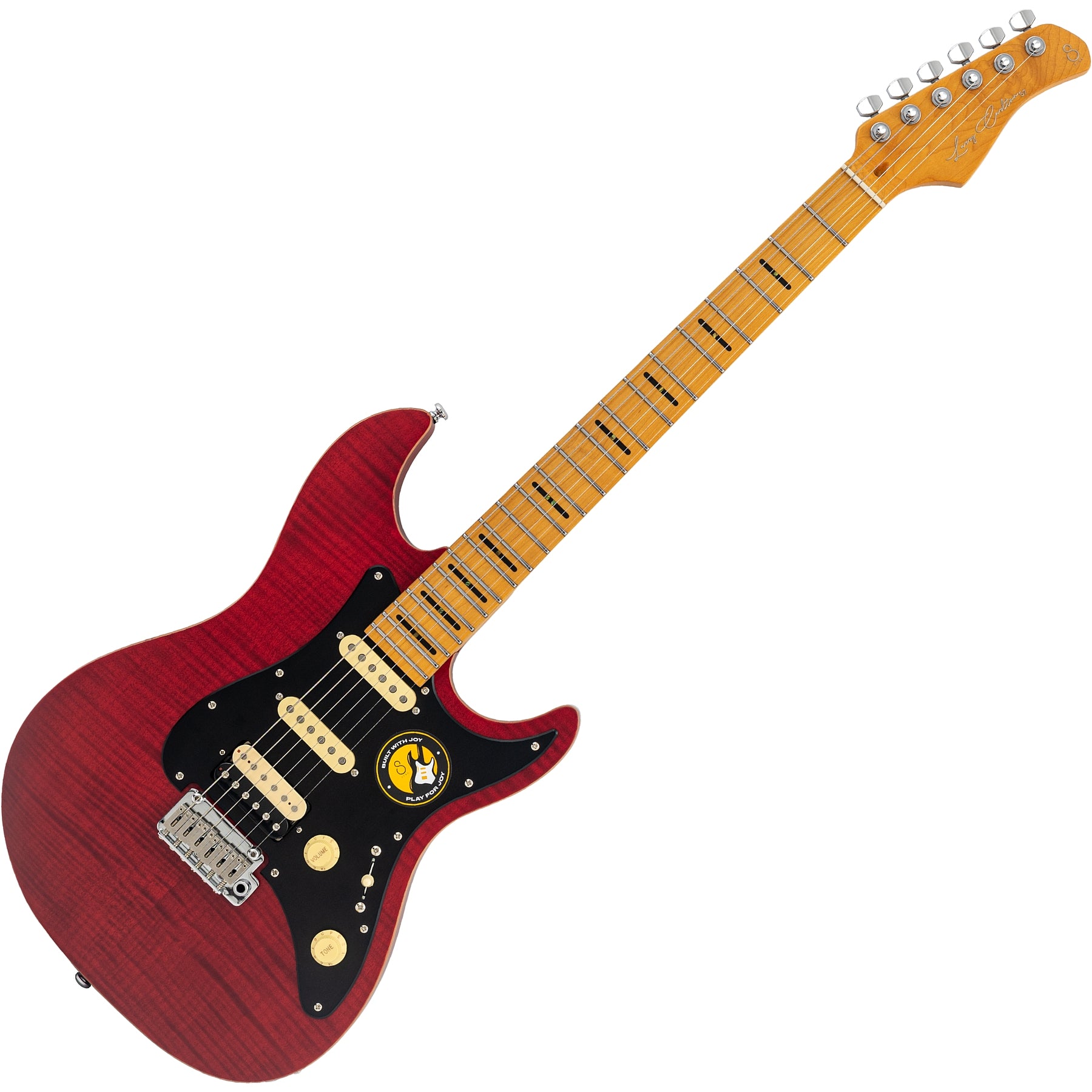 Sire 6 String RH Larry Carlton Signature Electric Guitar – See Through Red
