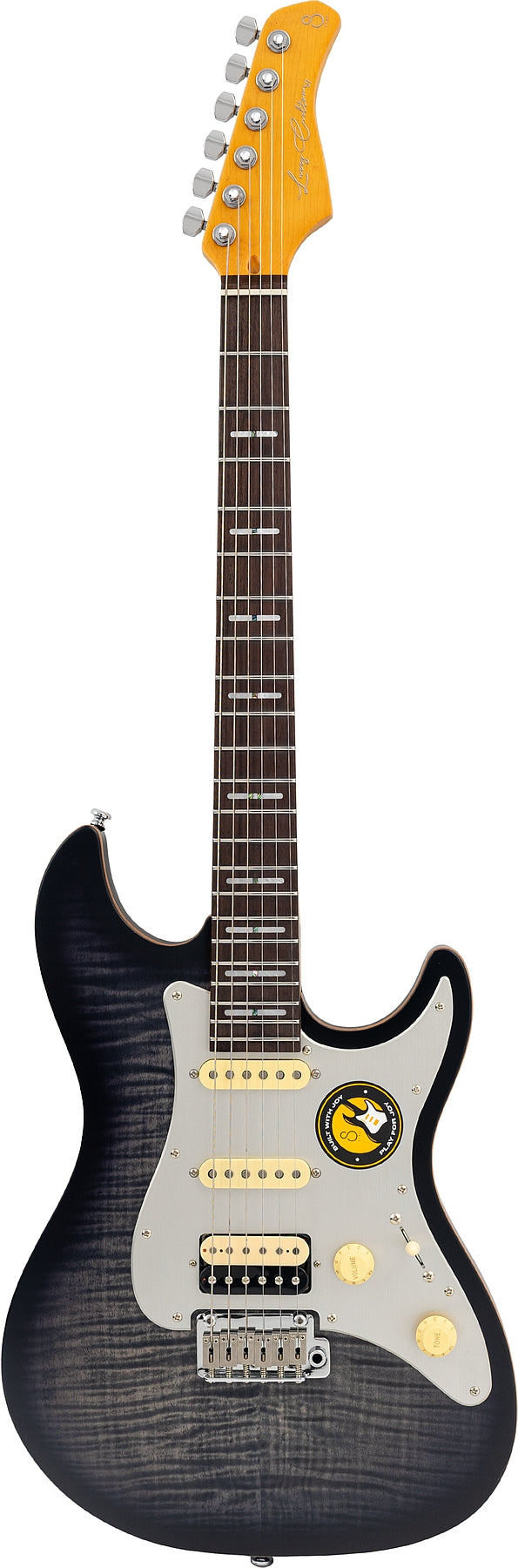 Sire 6 String RH Larry Carlton Signature Electric Guitar – Transparent Black Satin