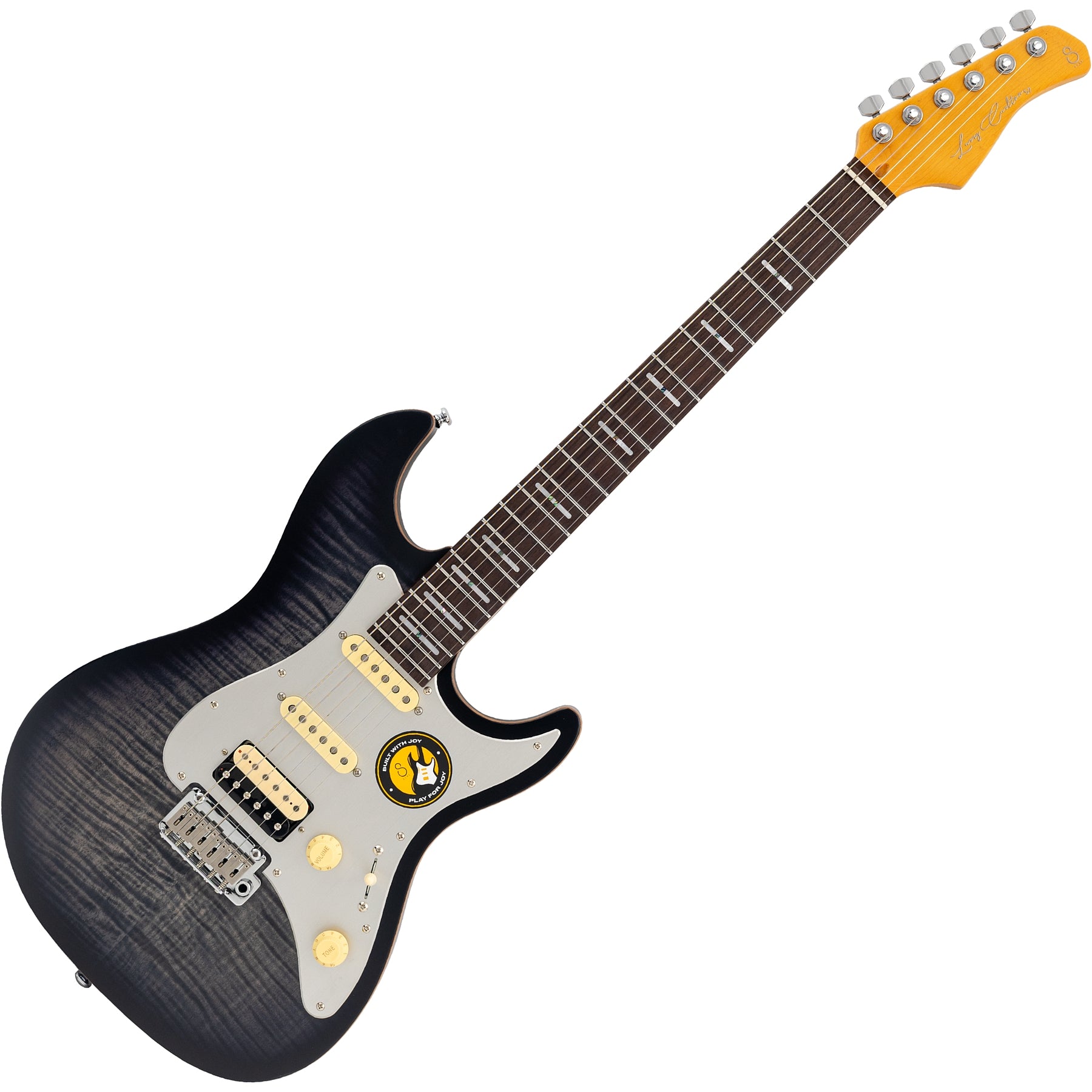 Sire 6 String RH Larry Carlton Signature Electric Guitar – Transparent Black Satin